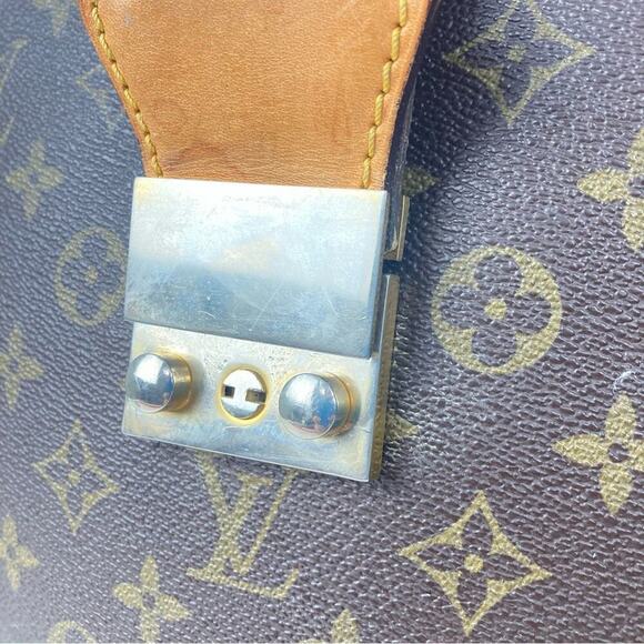 LOUIS VUITTON Monogram Serviette Fermoir Business Bag, Dr’s Briefcase Vintage - Picture 14 of 16
